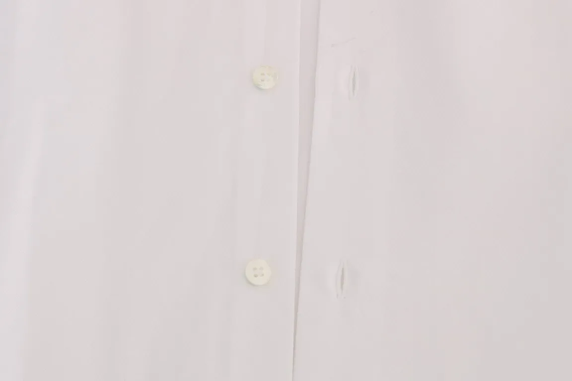 White Striped Slim Fit Shirt