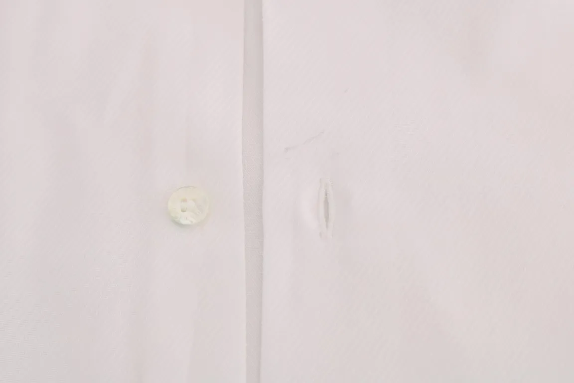 White Striped Slim Fit Shirt