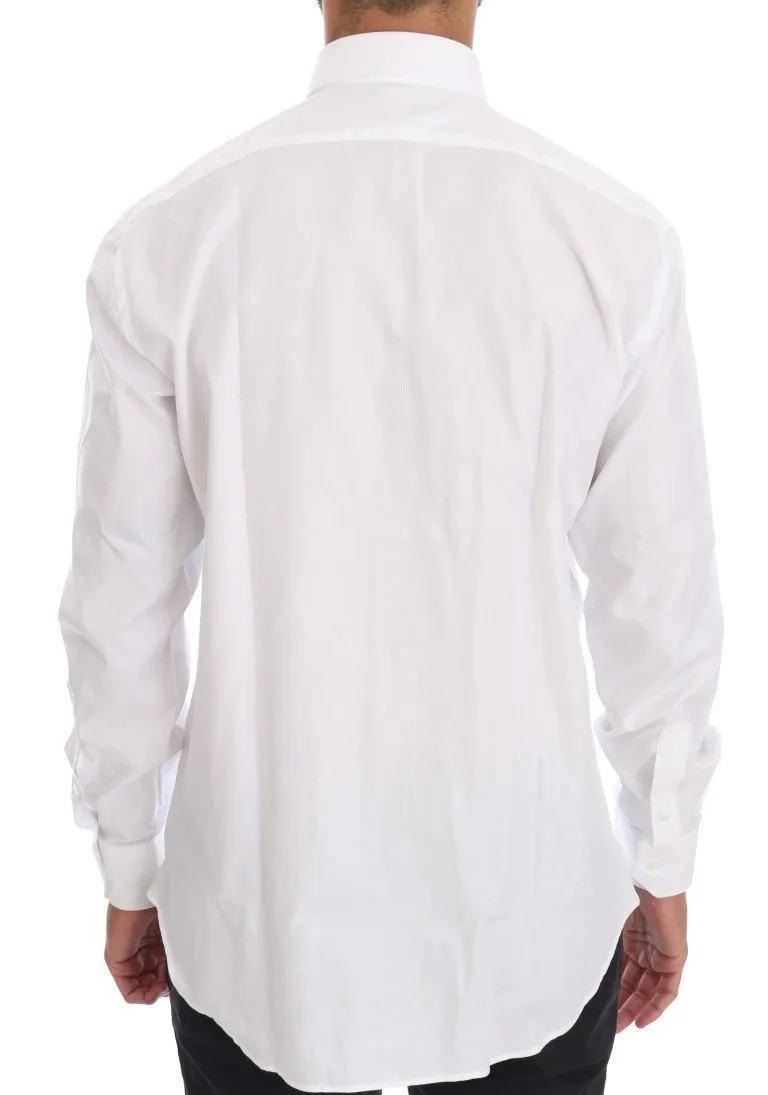 White Striped Slim Fit Shirt