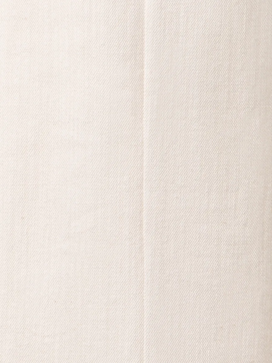 Wide Cotton Wool Denim Pants