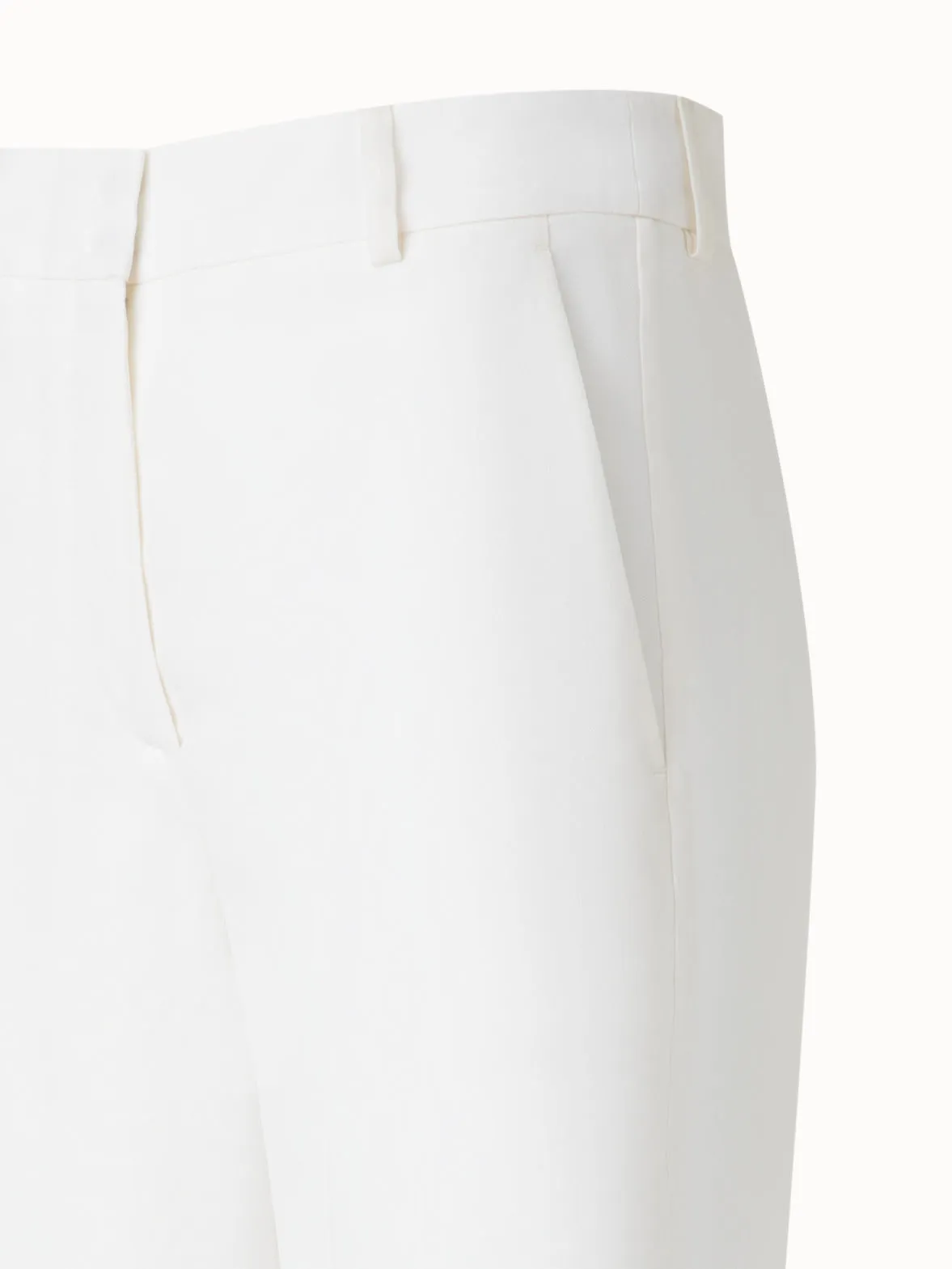 Wide Straight Silk Pants