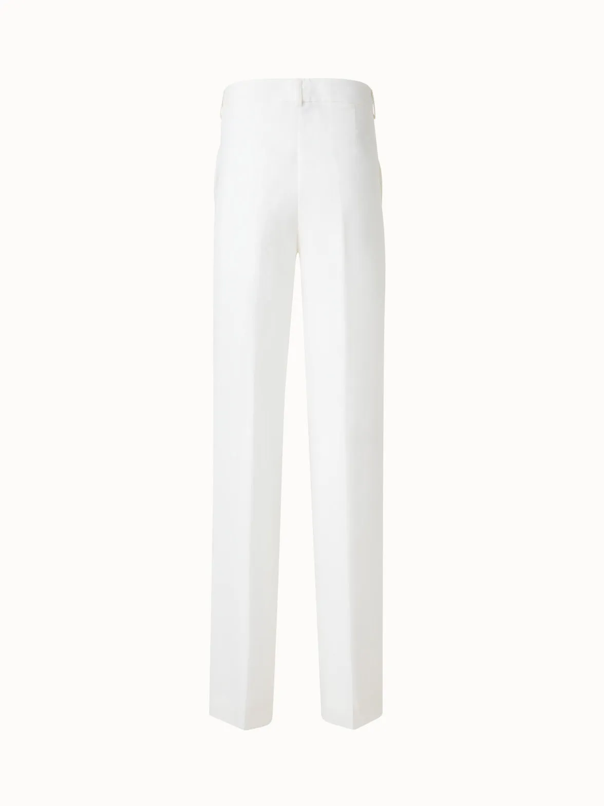 Wide Straight Silk Pants