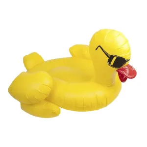 Wild N' Wet Giant Inflatable Yellow Duck Lounger