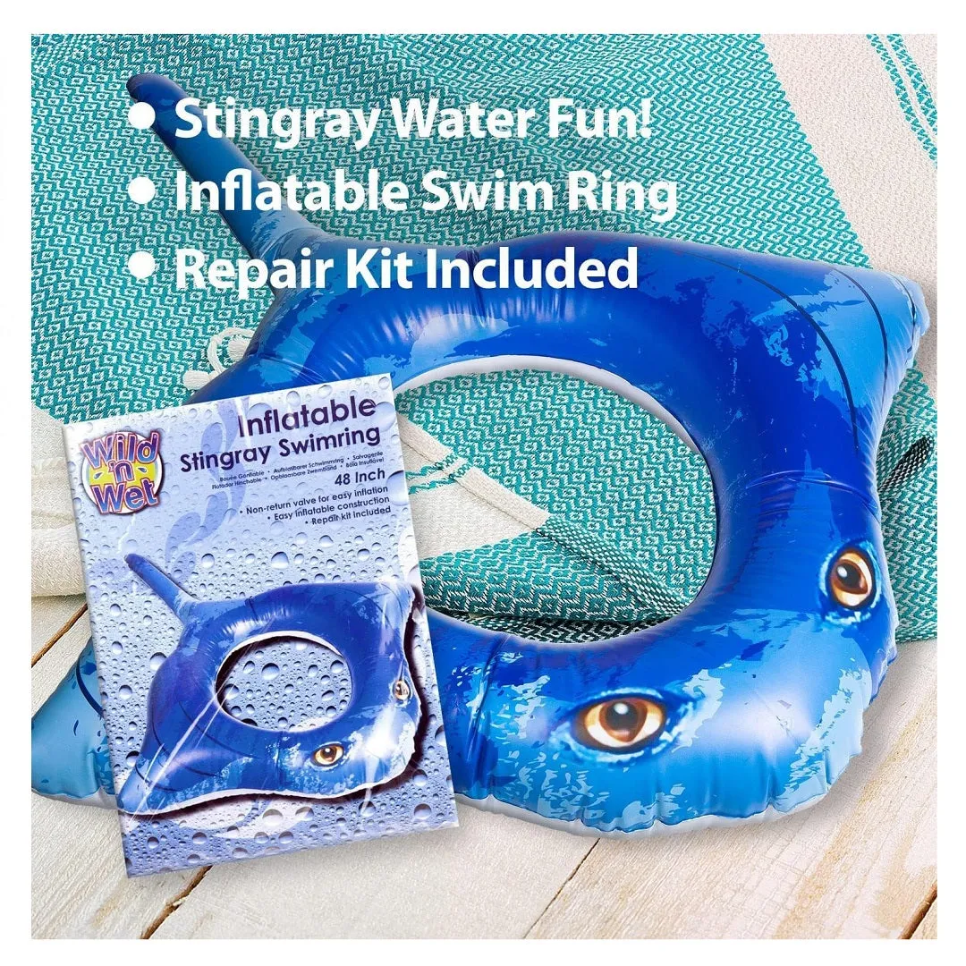 Wild N' Wet Giant Stingray 48" Swim Ring
