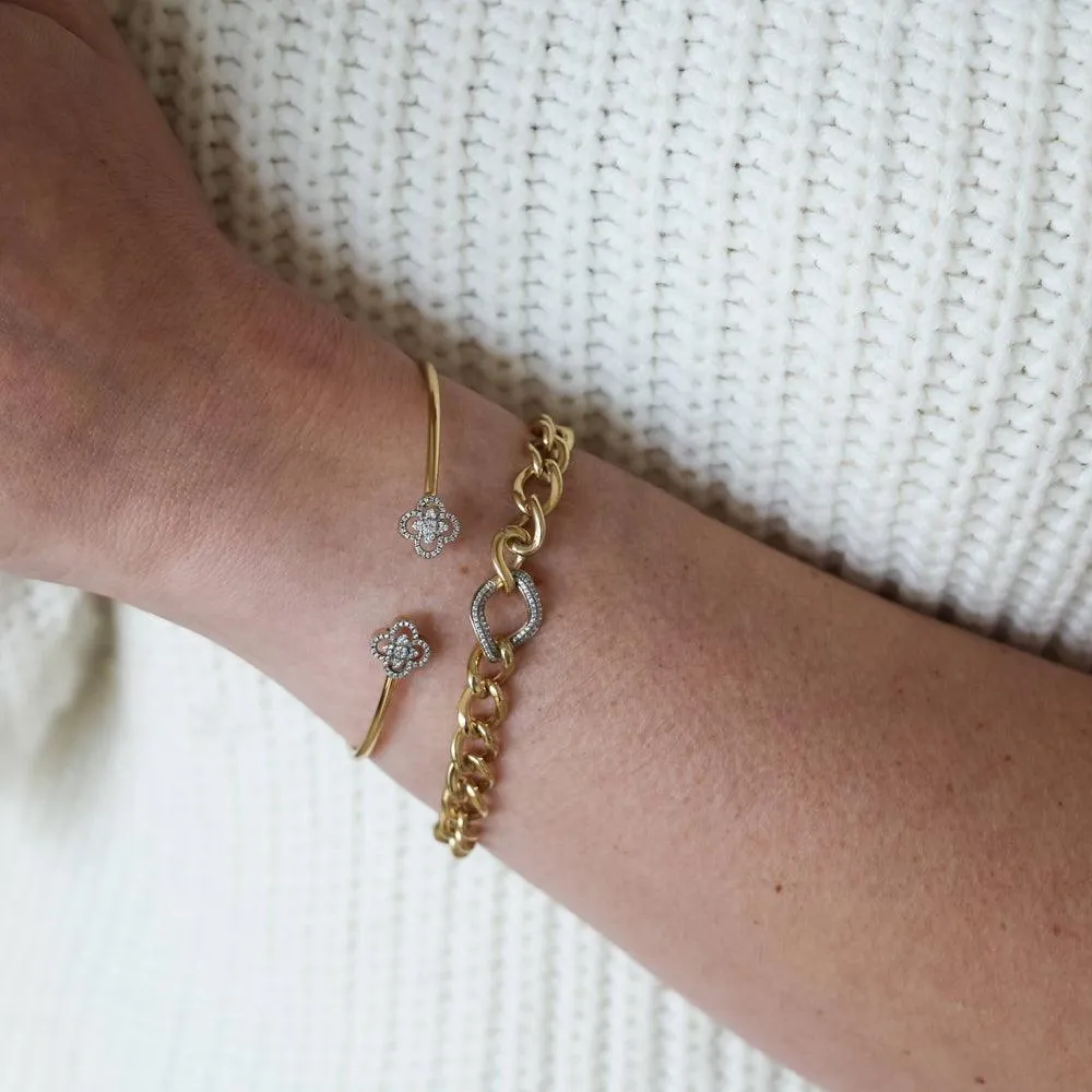 Wildflower Flexi Cuff Bracelet