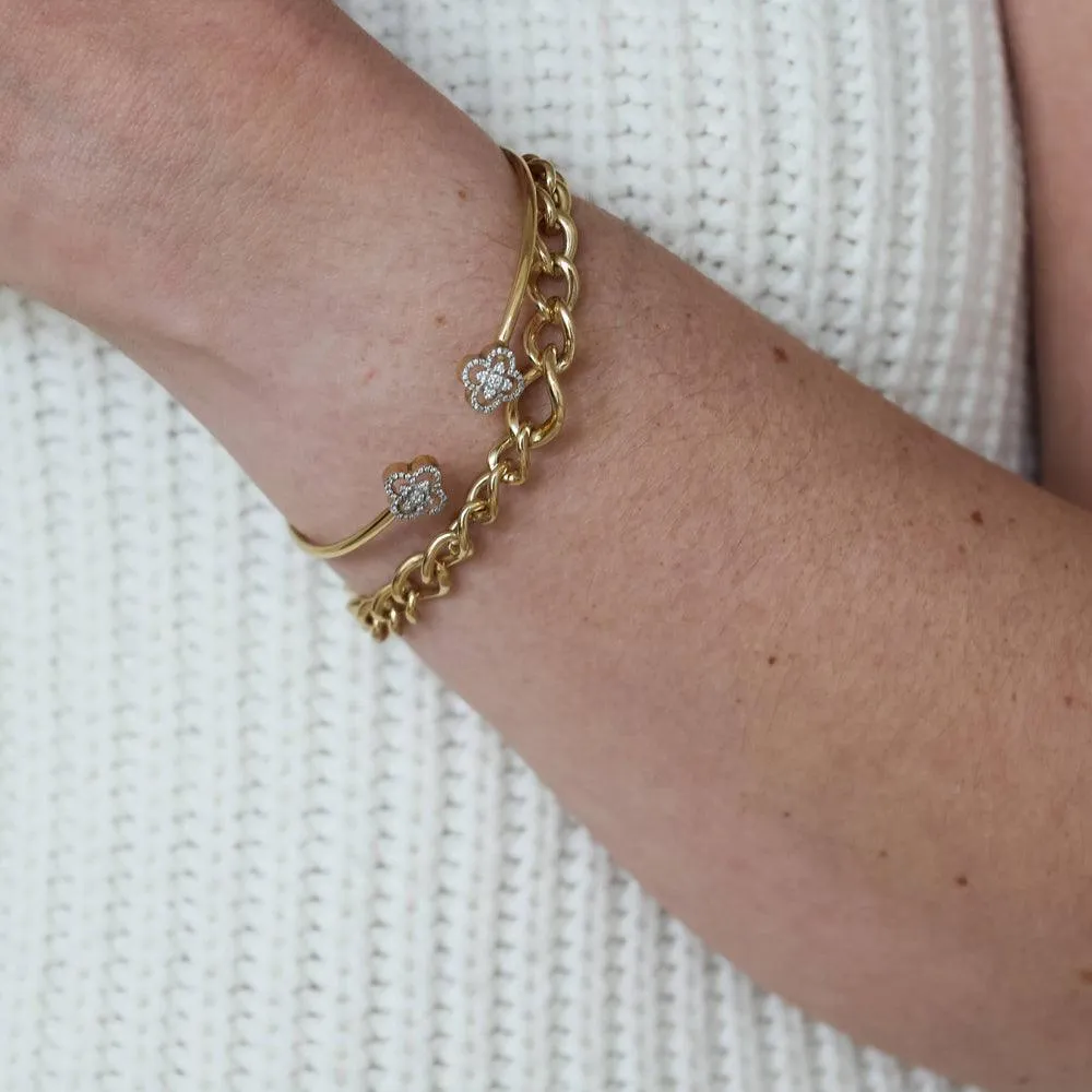 Wildflower Flexi Cuff Bracelet