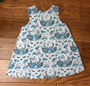 Winter deer A-Line Dress 0-4 years