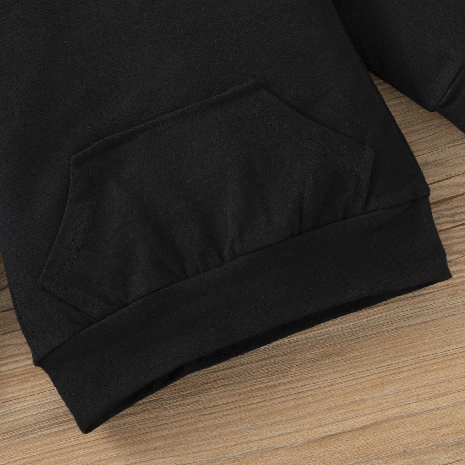 Winter Infant Unisex Clothing Set Solid Hooded Sweatshirt  Pants Infant Outfit