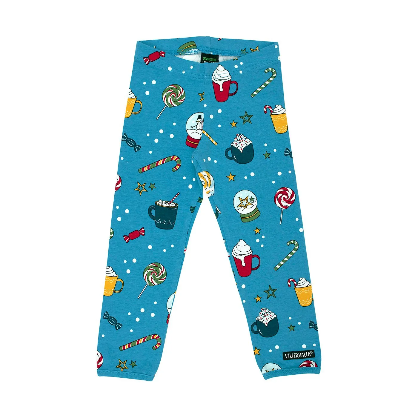Winter Magic Leggings - Light Sky - 2 Left Size 2-3 years
