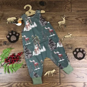 Winter night Romper 0-4 years