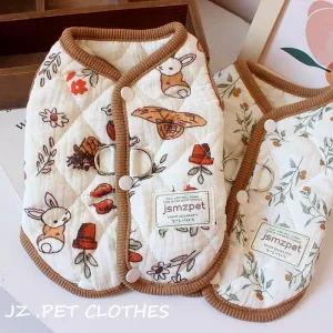 Winter Pet Coat Cat Clothes Thick Warm Autumn And Winter