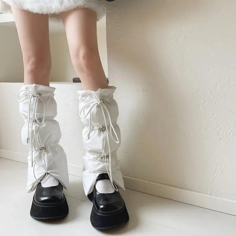 Winter Windproof Down Cotton Leg Warmers – Ultimate Cold-Weather Protection