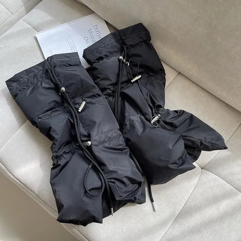 Winter Windproof Down Cotton Leg Warmers – Ultimate Cold-Weather Protection
