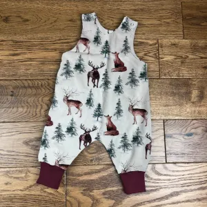 Winter woodland adventure Romper 0-4 years