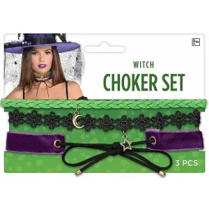 Witch Choker Necklace Set