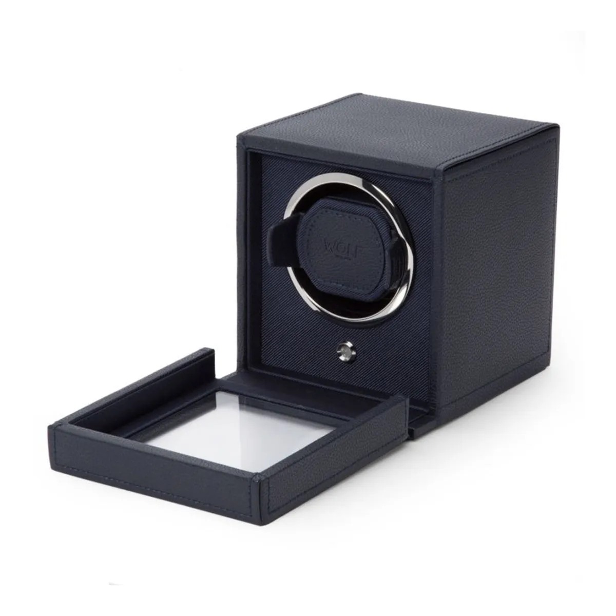 Wolf Cub Single Watch Winder with Cover