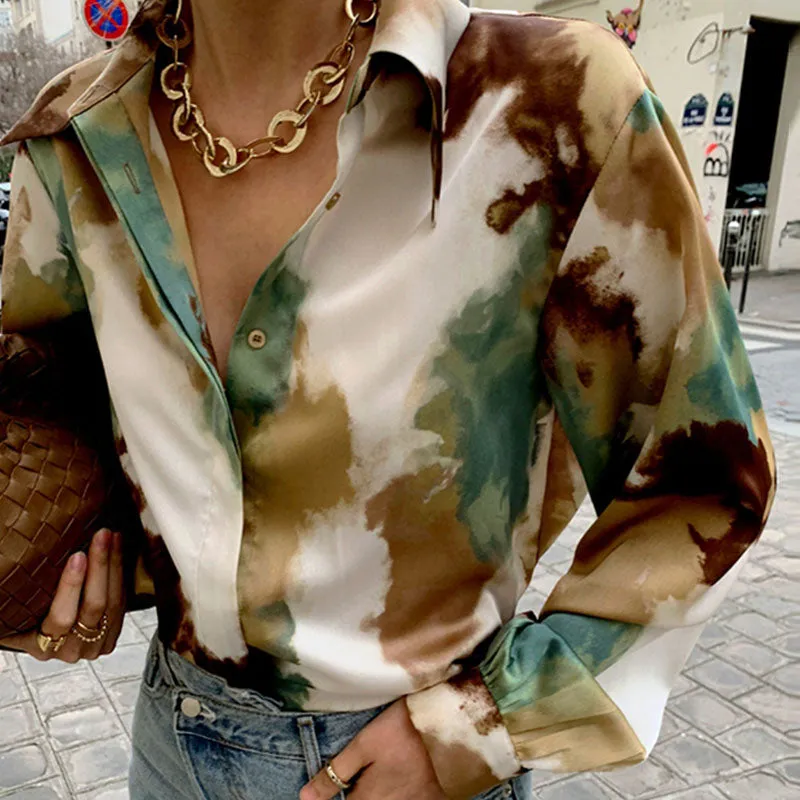 Women Fashion Vintage Blouse