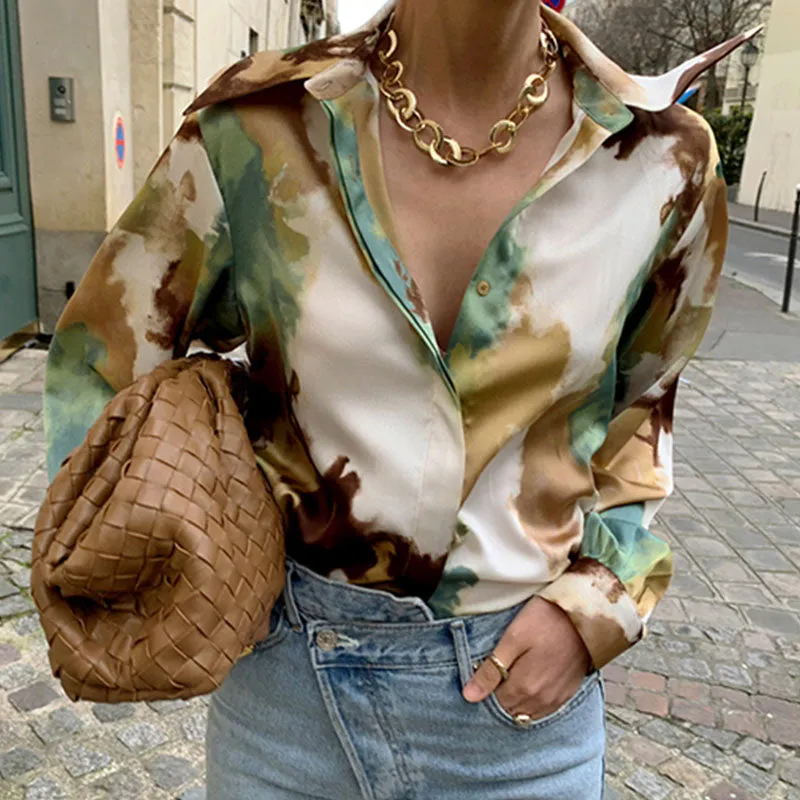Women Fashion Vintage Blouse
