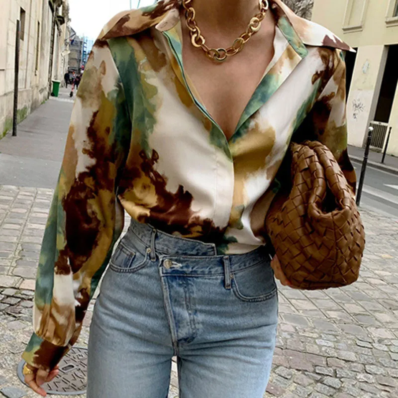 Women Fashion Vintage Blouse