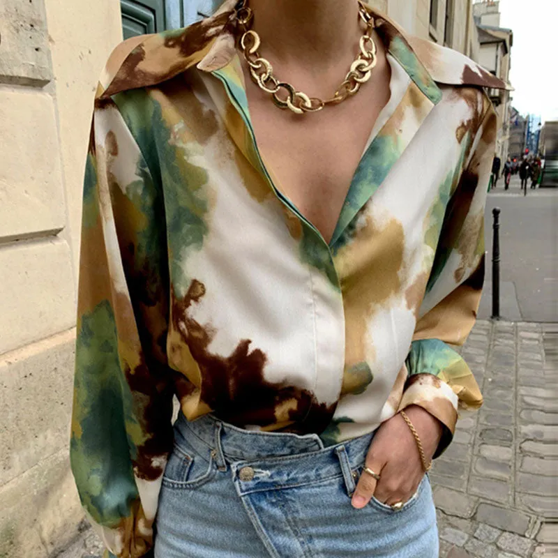 Women Fashion Vintage Blouse