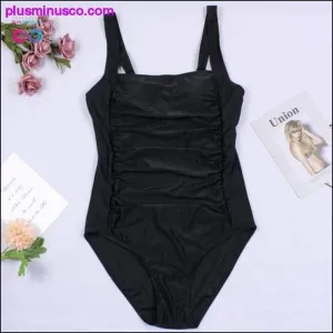 Women Sexy Plus Size One Piece Retro Swimwear
