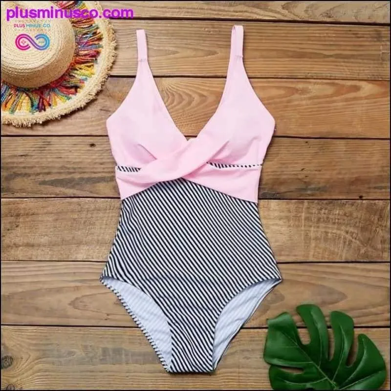 Women Sexy Plus Size One Piece Retro Swimwear
