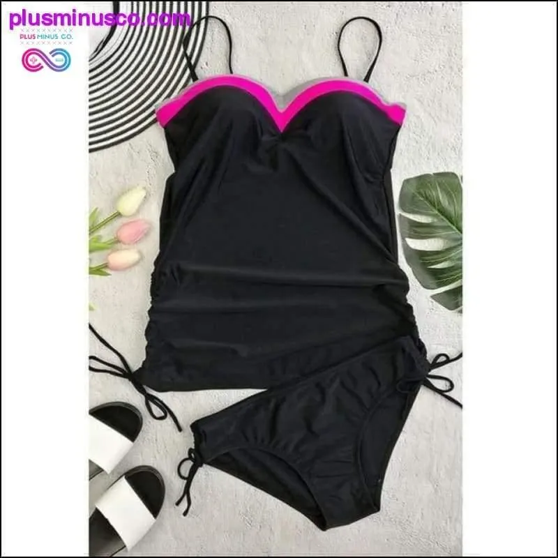 Women Two Pieces High Waist Bathing Swimming