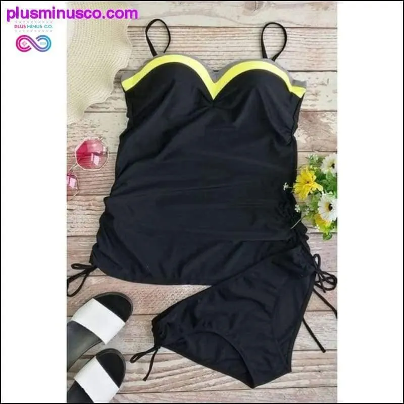 Women Two Pieces High Waist Bathing Swimming