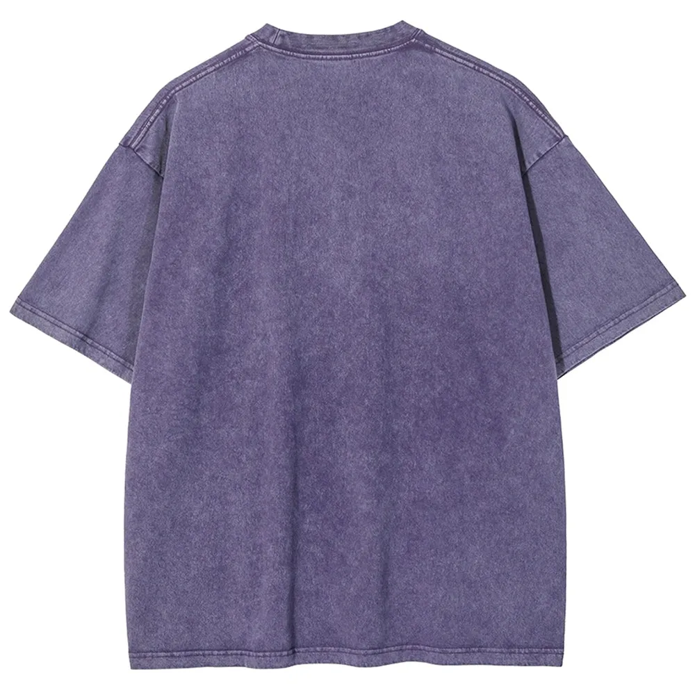 Women Washed Vintage Different You Graphic Tee
