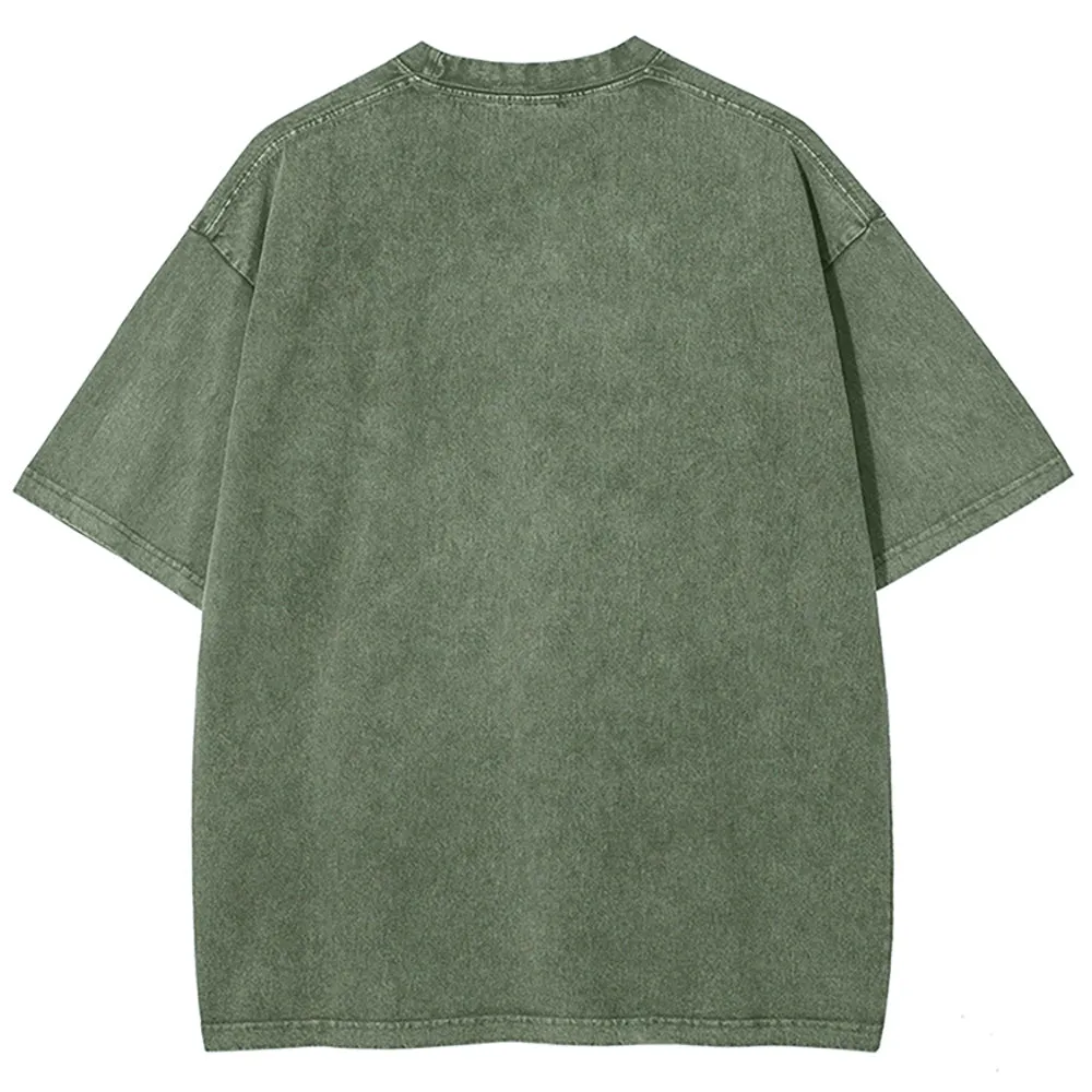 Women Washed Vintage Different You Graphic Tee