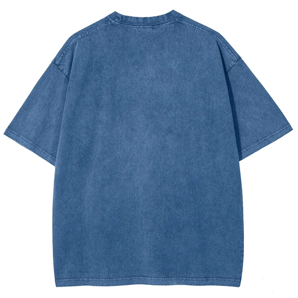 Women Washed Vintage Different You Graphic Tee
