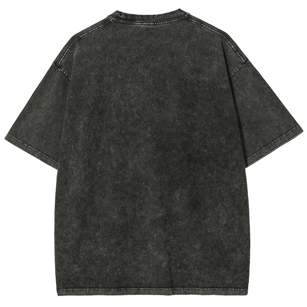 Women Washed Vintage Different You Graphic Tee