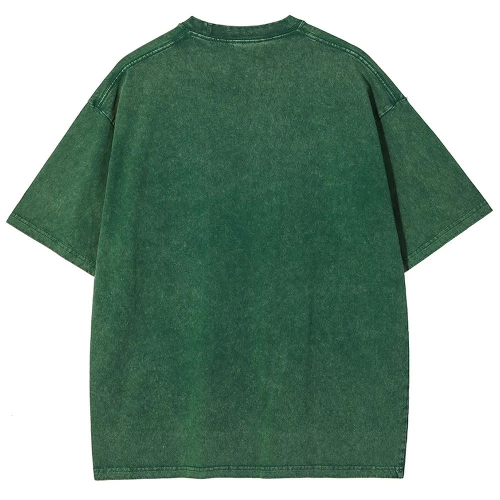 Women Washed Vintage Different You Graphic Tee