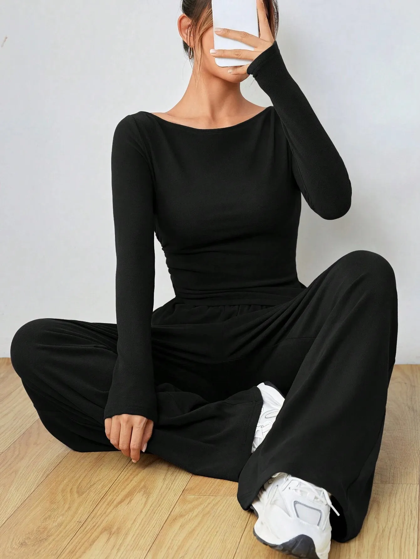 Women's Clothing Irregular Casual Long-sleeve Suit