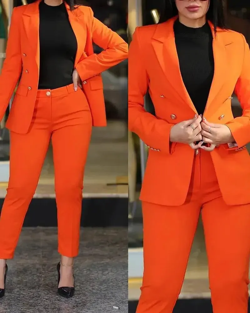 Women's Formal Office Pant Set
