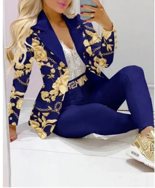 Women's Formal Office Pant Set