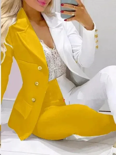 Women's Formal Office Pant Set