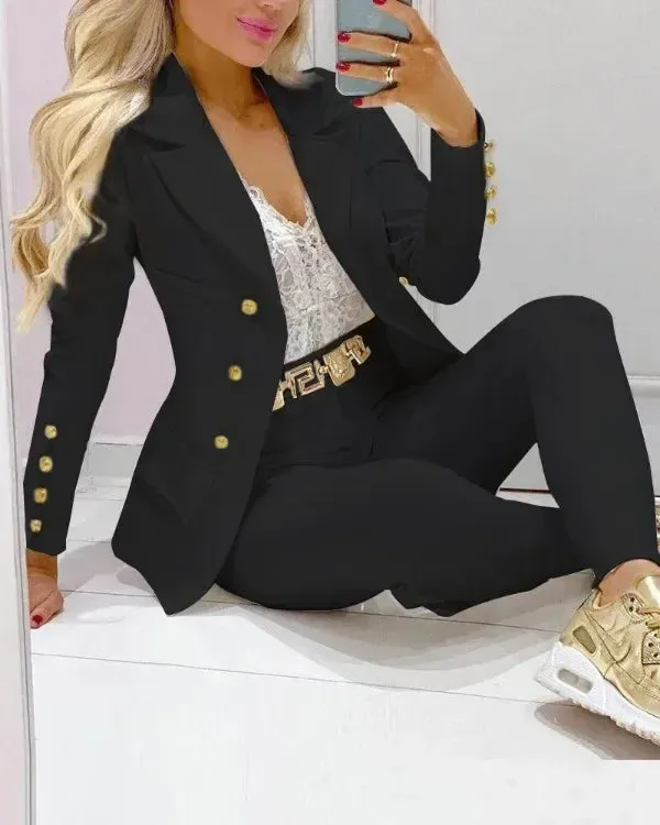 Women's Formal Office Pant Set