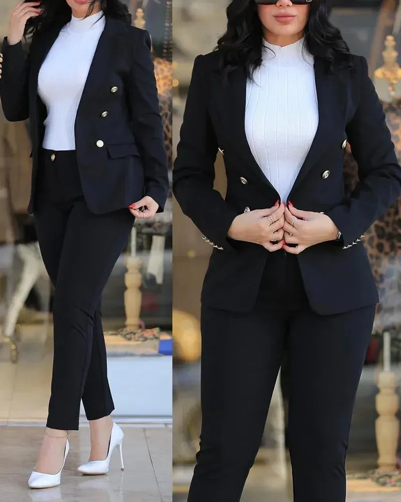 Women's Formal Office Pant Set