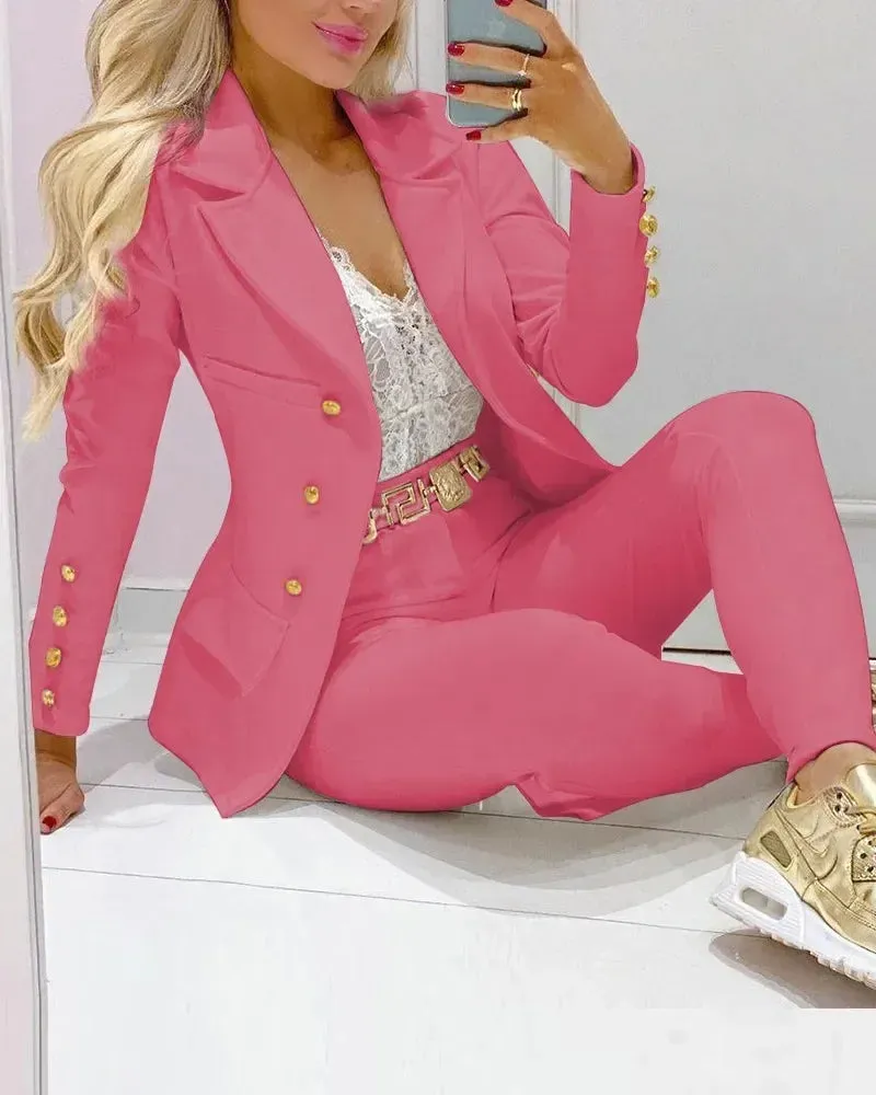 Women's Formal Office Pant Set