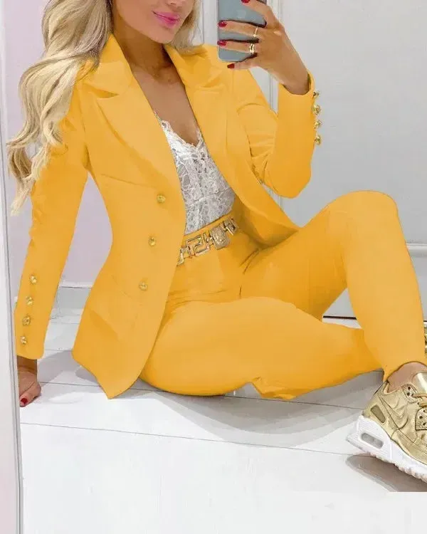 Women's Formal Office Pant Set