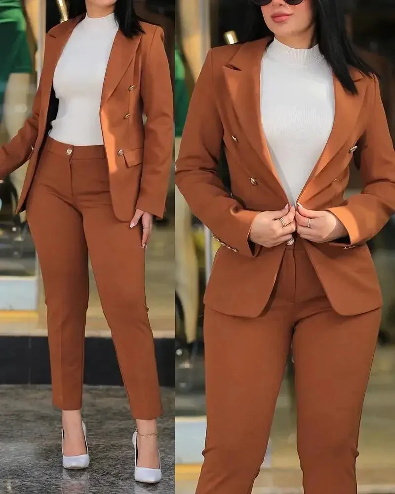 Women's Formal Office Pant Set