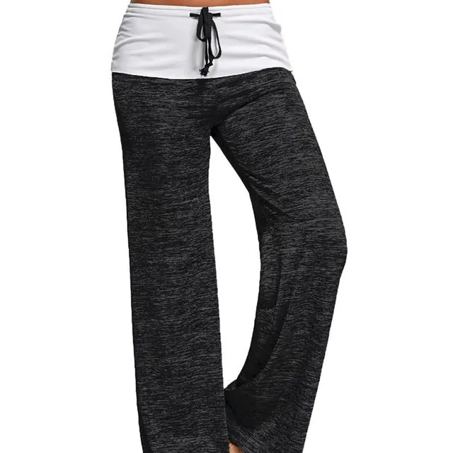 Women's Popular Wide Leg Drawstring Pajama Pants