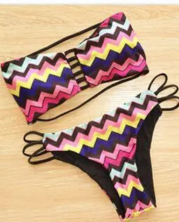 Women's Swimsuit Swimwear Lady Sexy Padded Bra Beachwear 010