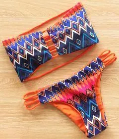 Women's Swimsuit Swimwear Lady Sexy Padded Bra Beachwear 010