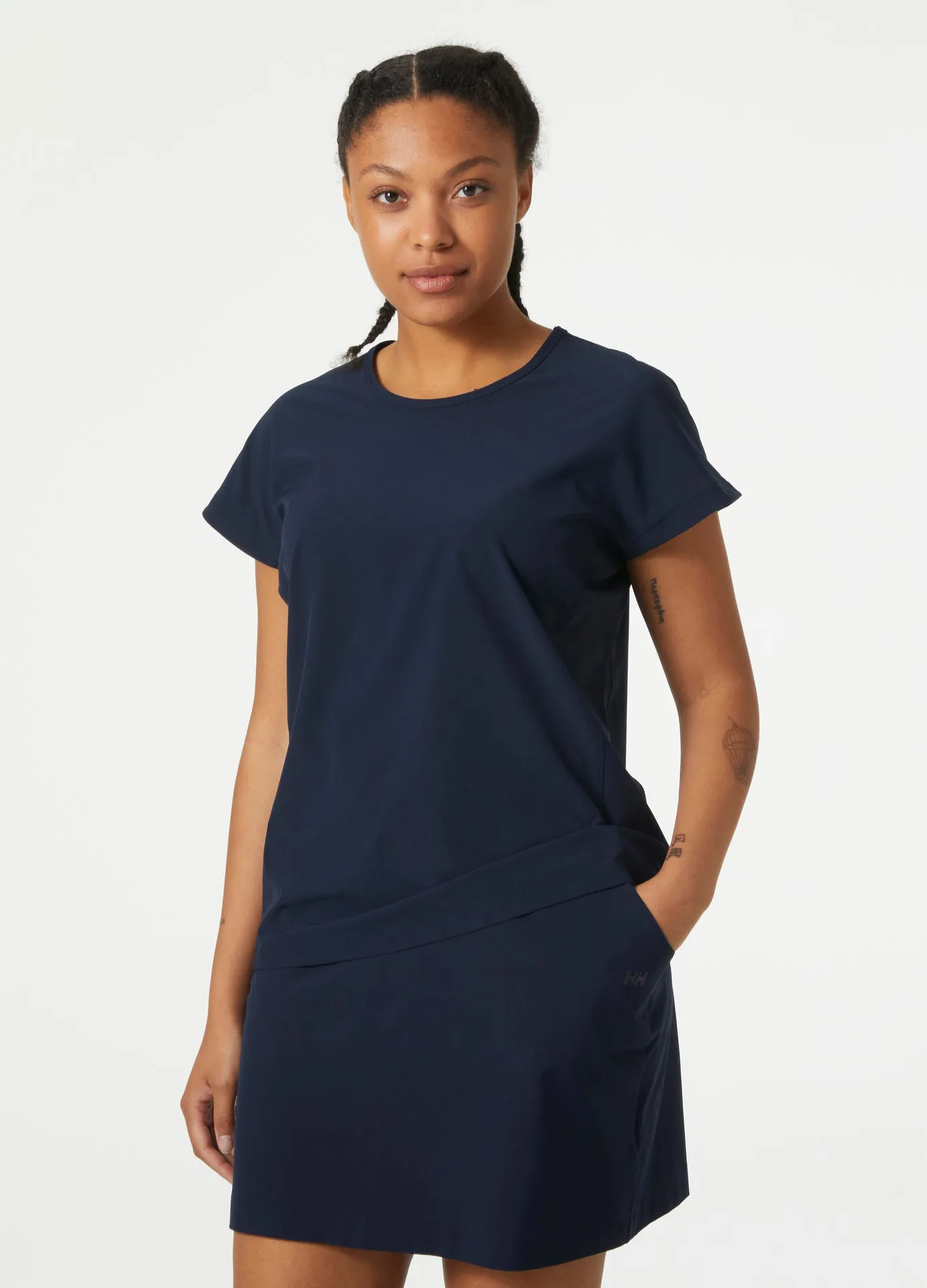WOMEN'S THALIA SUMMER TOP - NAVY