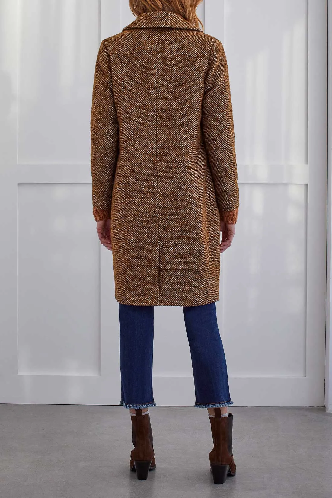 Women's Tribal | Lined Tweed Duster Coat | Mocha
