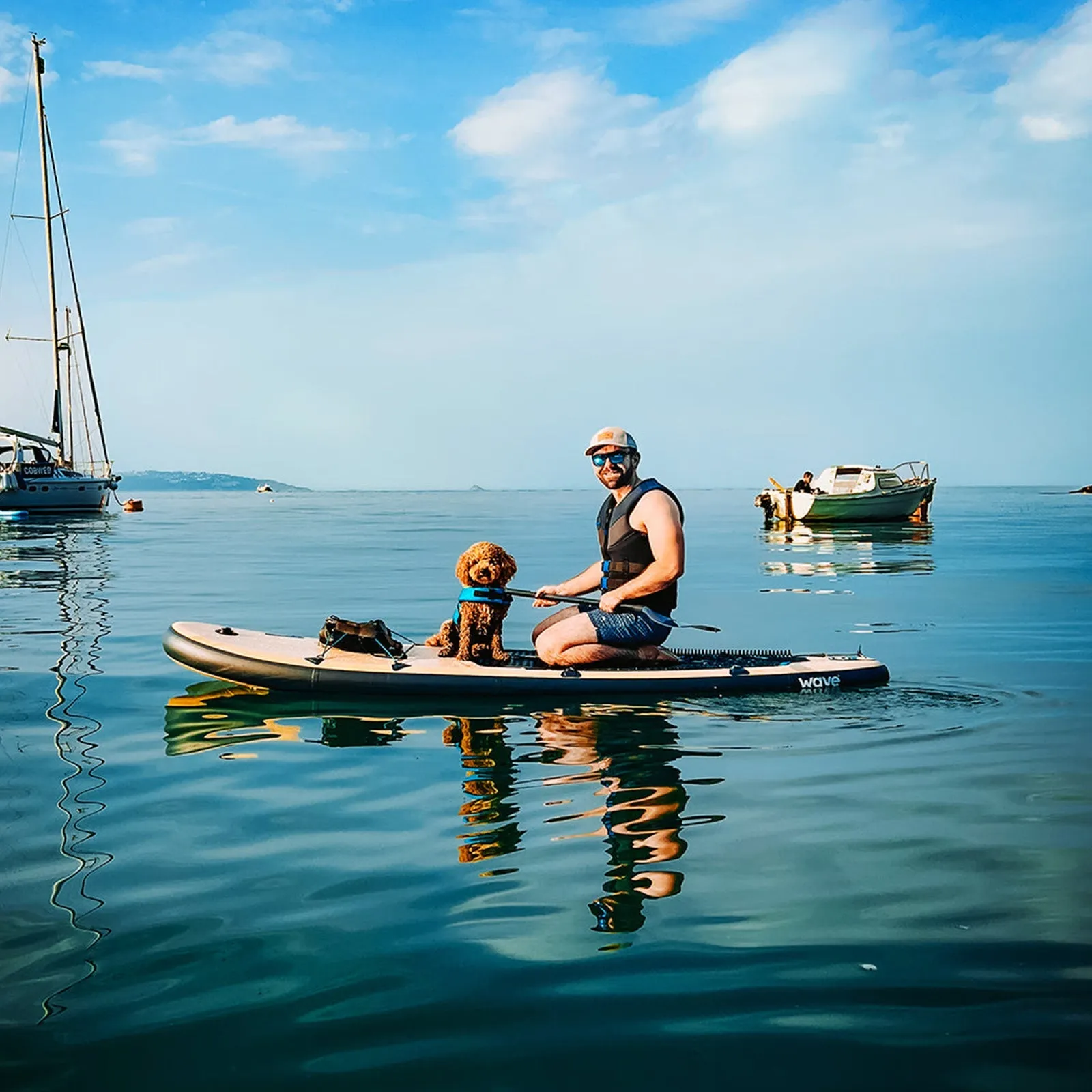 Woody SUP | Inflatable Stand-Up Paddle Board | 10/11ft | Navy