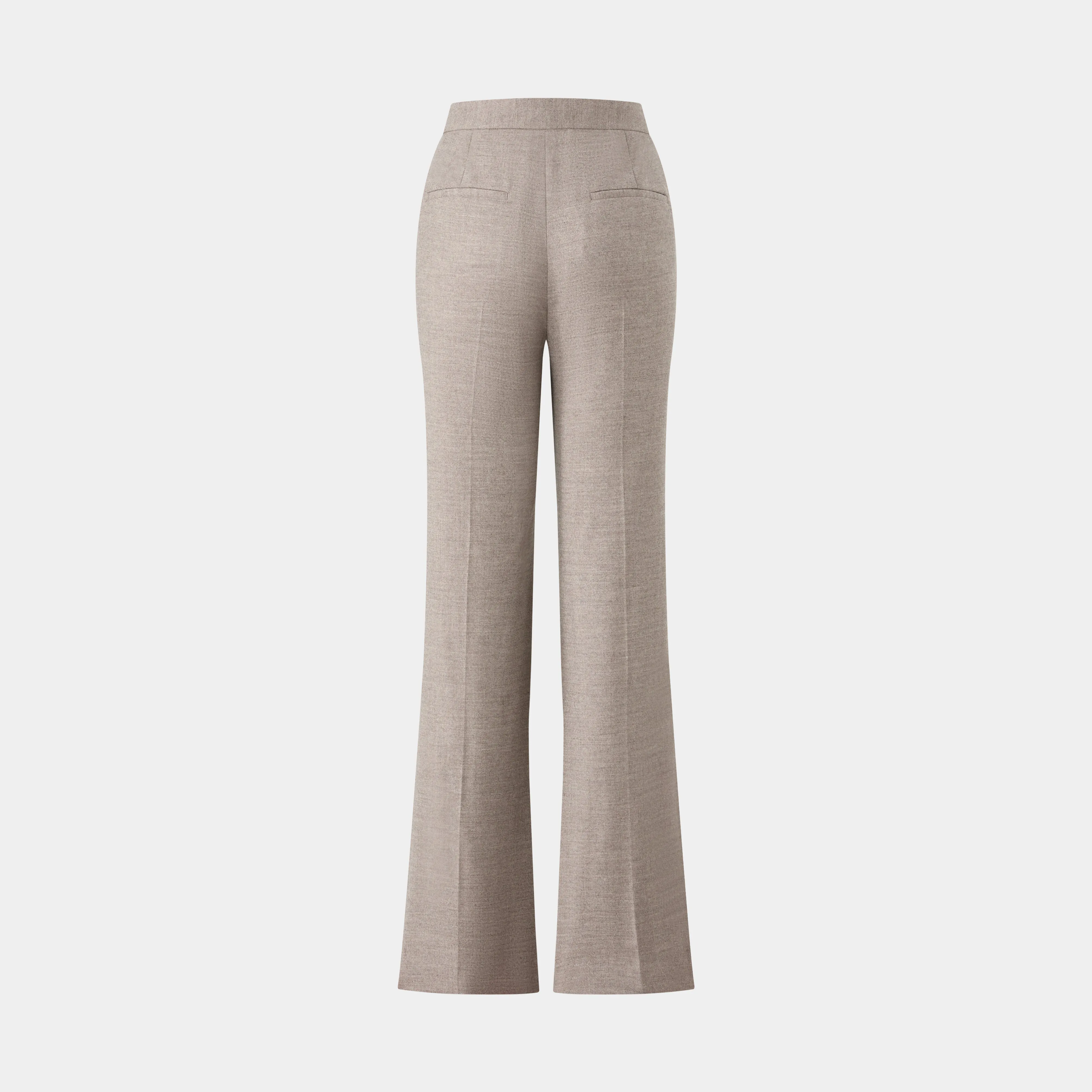 WOOL CASHMERE CLASSIC TROUSERS WITH SLITS