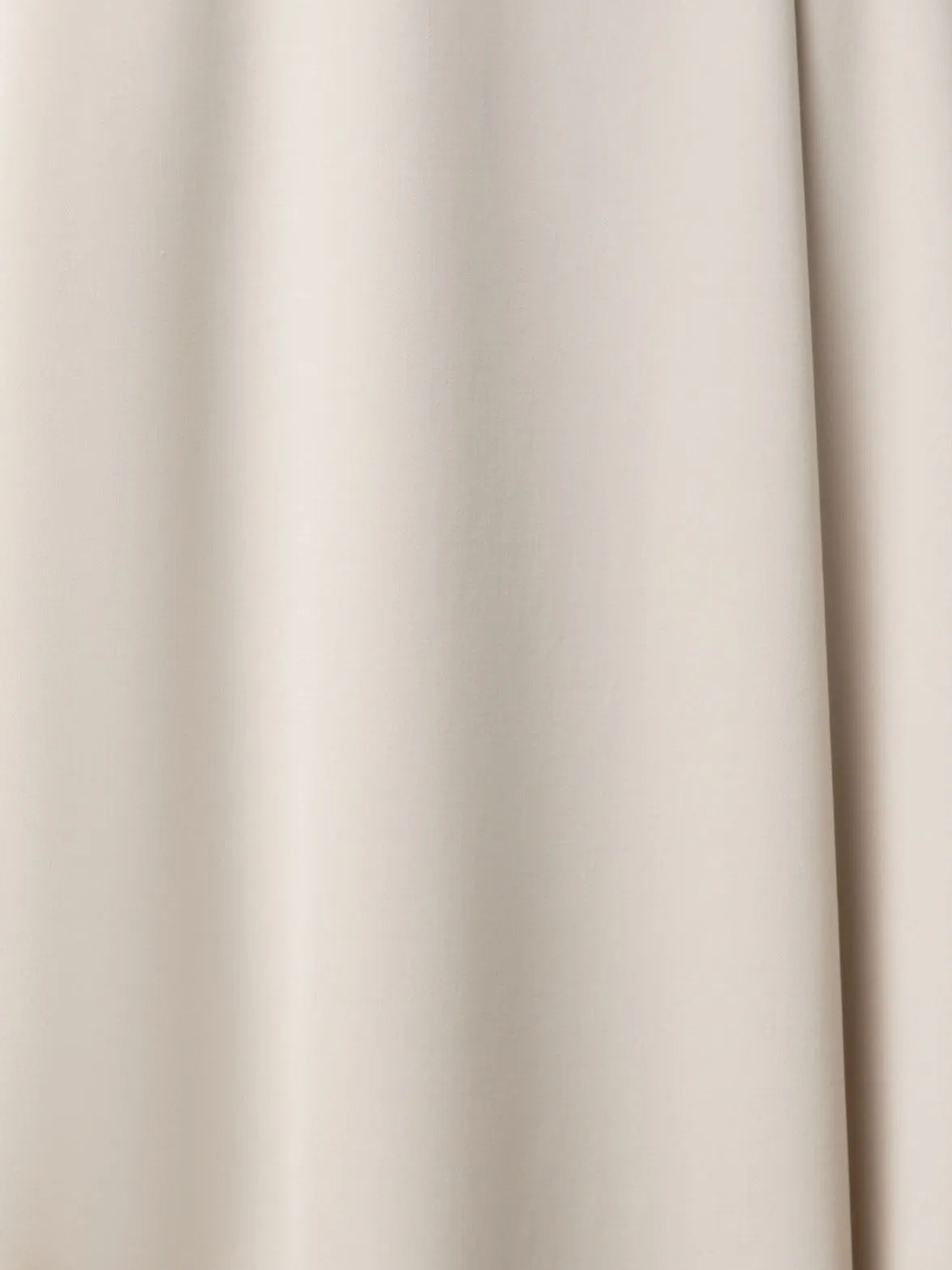 Wool Gabardine Asymmetrical Midi Skirt
